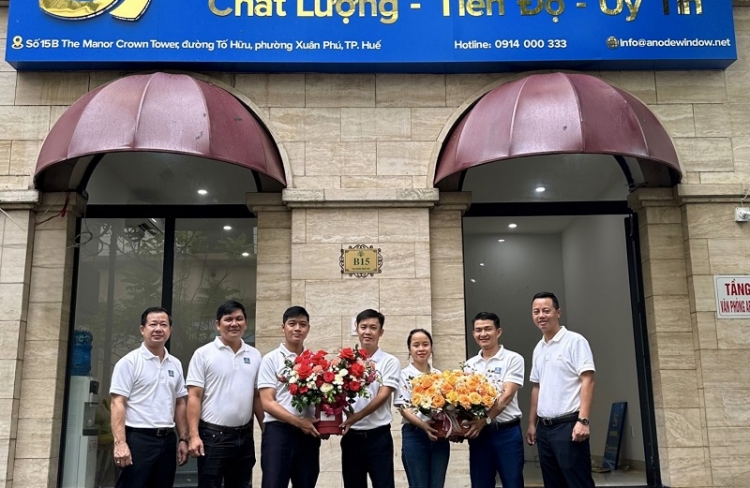 Chúc mừng sự kiện khai trương Văn Phòng bán hàng tại Huế